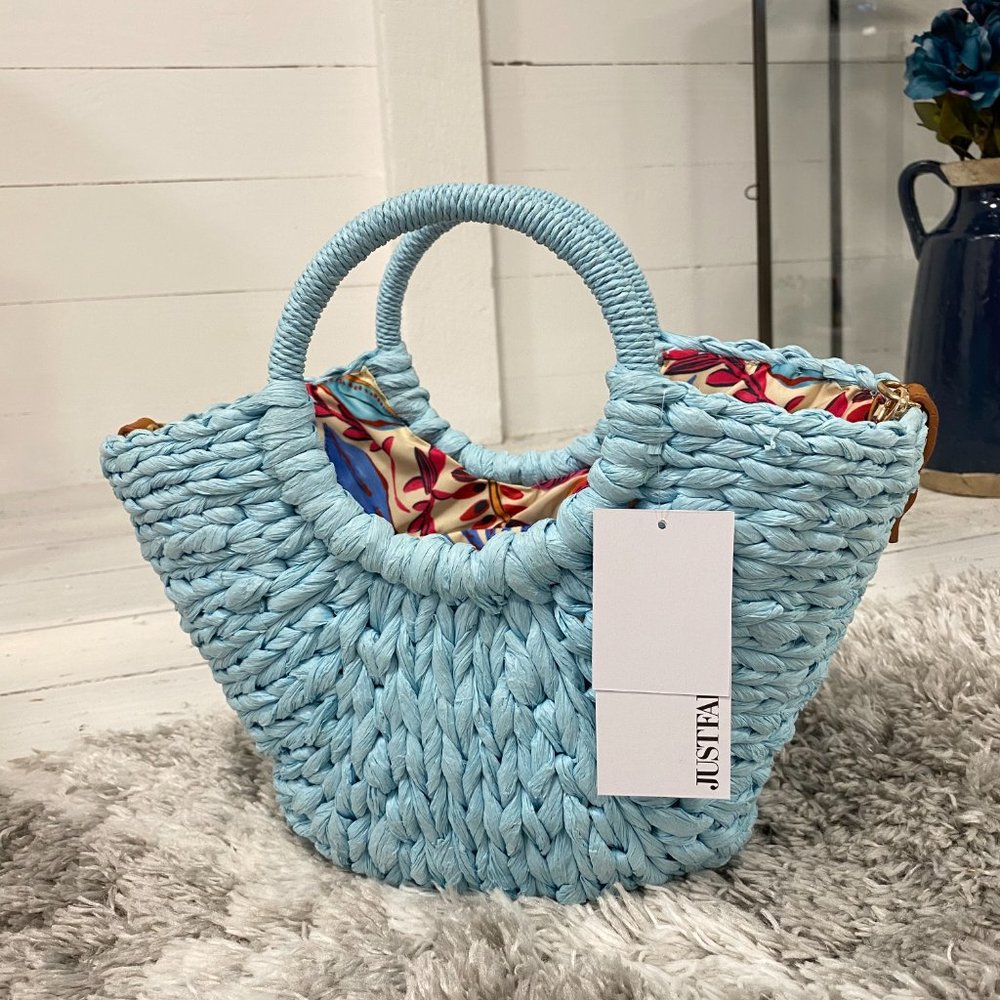 NWT Straw Beach Day Tote